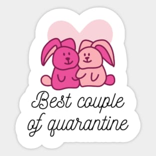 Best Couple of Quarantine Sticker